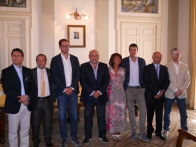 Il sindaco e la giunta al completo